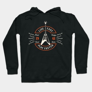 Live Fast Play Faster - Flying V Hoodie